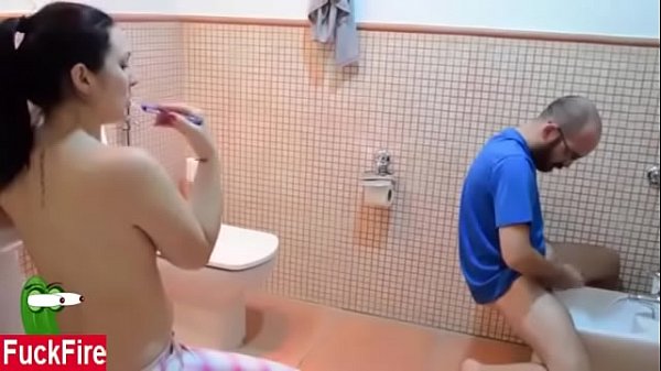 fucked Indian hotel staff girl in bathroom